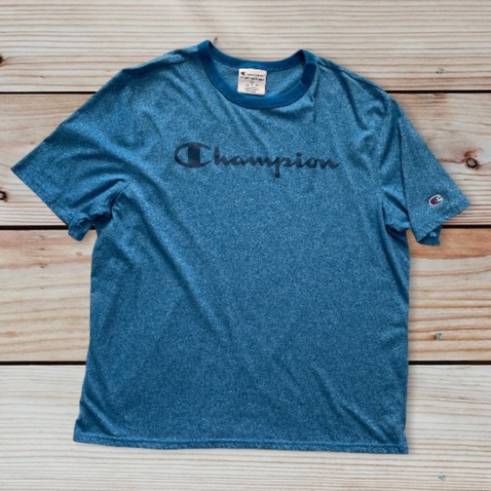 Champion Men's Mineral Wash Script Logo Graphic Tee, Sizes 2XL, T-Shirts